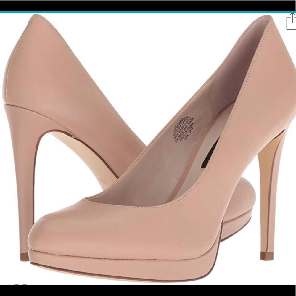 Nine West Women’s Sz12 Tan Leather Stiletto Pumps